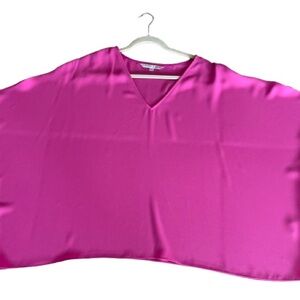 Trina Turk Vibrant Pink V-Neck Andreas Top